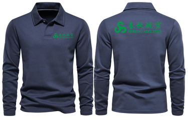 SPRING AIRLINES LONG SLEEVE POLO